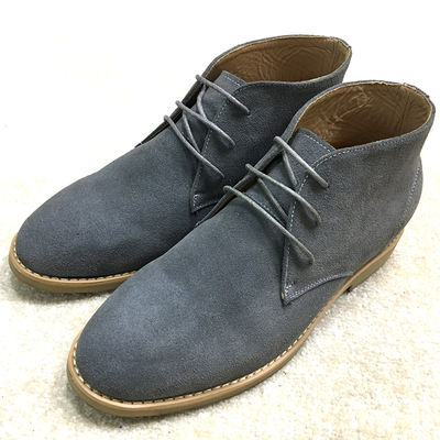 Fancy suede materiaal High Top Casual schoenen, Mens Lace Up Casual schoenen
