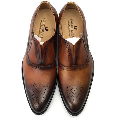 Italië Handgemaakte lederen mannen formele jurk schoenen Oxford kantoor schoenen