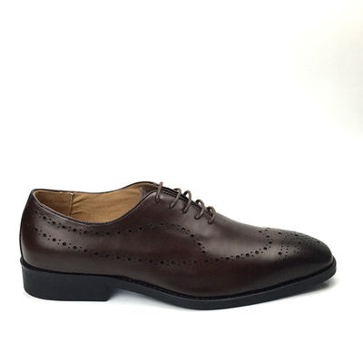 Handgekleurde kalfsleer mannen formele jurk schoenen elegante stijl