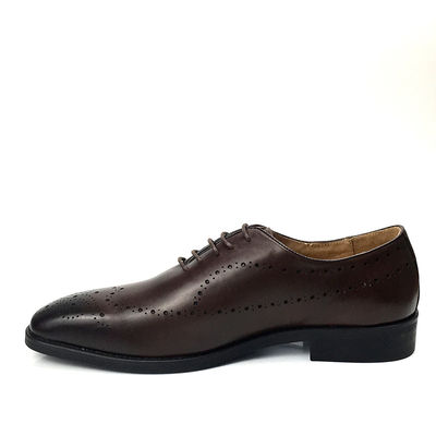 Handgekleurde kalfsleer mannen formele jurk schoenen elegante stijl