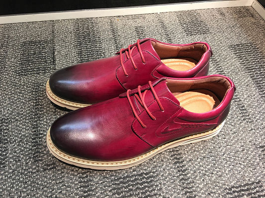 OEM Mensen Lederen Casual Schoenen, Klassieke Mannen Oxford Schoenen Voor Four Seasons