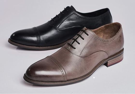 Duurzame 3cm Heel Mens Lederschoenen, Party Wear Schoenen Voor Mannen