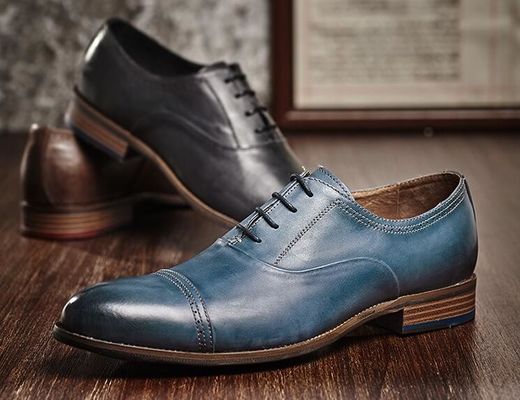 Duurzame 3cm Heel Mens Lederschoenen, Party Wear Schoenen Voor Mannen