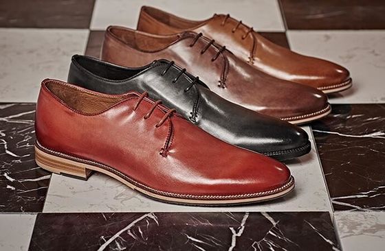 Goodyear Custom handgemaakte Oxford Mensen Lederschoenen met vier kleuren