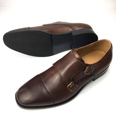 Koeien leer jurk schoenen zomer mannen Oxford schoenen met dubbel gesp