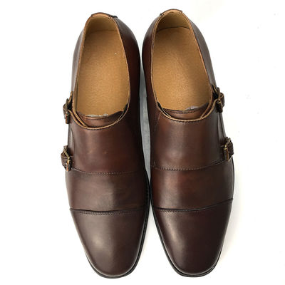 Koeien leer jurk schoenen zomer mannen Oxford schoenen met dubbel gesp
