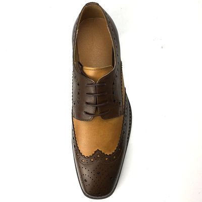 Lange geschiedenis Klassiek ontwerp Persoonlijke mannen Huid trouwschoenen