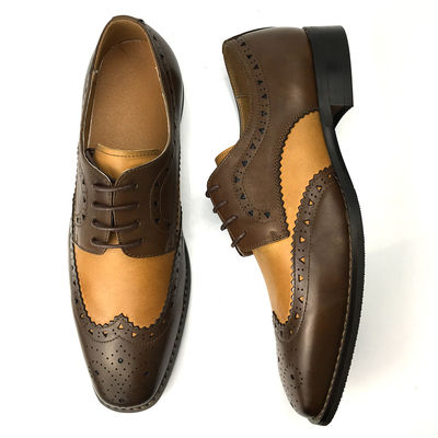 Lange geschiedenis Klassiek ontwerp Persoonlijke mannen Huid trouwschoenen