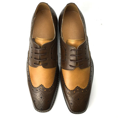 Lange geschiedenis Klassiek ontwerp Persoonlijke mannen Huid trouwschoenen