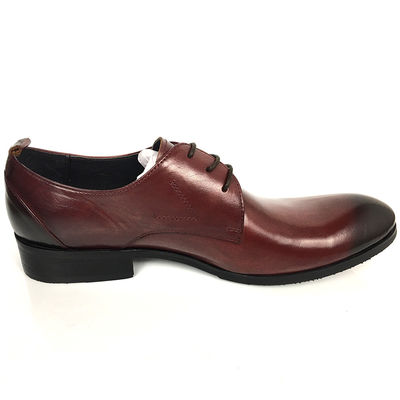 Wijn Rood Rismart Volwassen Mensen Oxfords Schoenen Stijlvolle jurk Lederschoenen