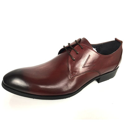 Wijn Rood Rismart Volwassen Mensen Oxfords Schoenen Stijlvolle jurk Lederschoenen