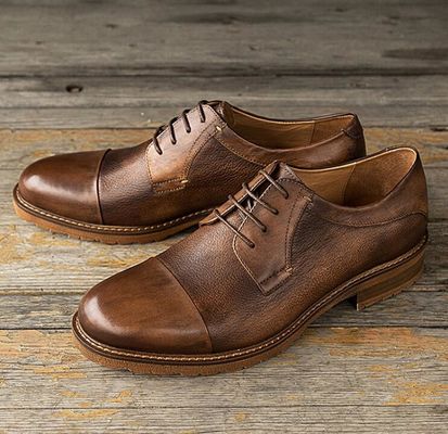 Mensen business casual jurk mannen lederen schoenen Plus - maat 45 46 47 maat