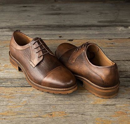 Mensen business casual jurk mannen lederen schoenen Plus - maat 45 46 47 maat