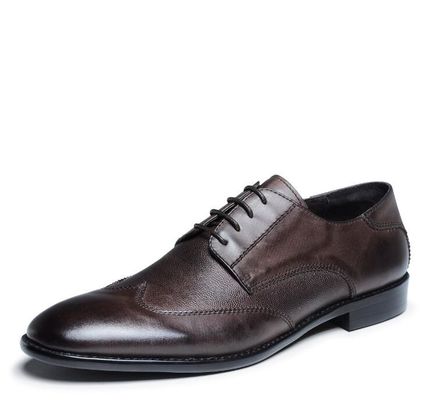 Italiaans ontwerp Echte Mensen Lederschoenen, Customized Man Formal Shoes