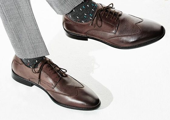 Italiaans ontwerp Echte Mensen Lederschoenen, Customized Man Formal Shoes