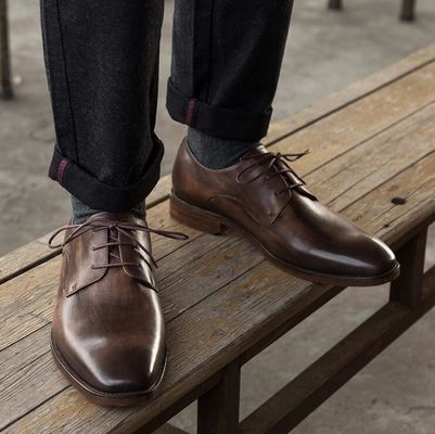 Formele kantoormedewerkers Formele jurk schoenen, Italiaanse echte lederen schoenen