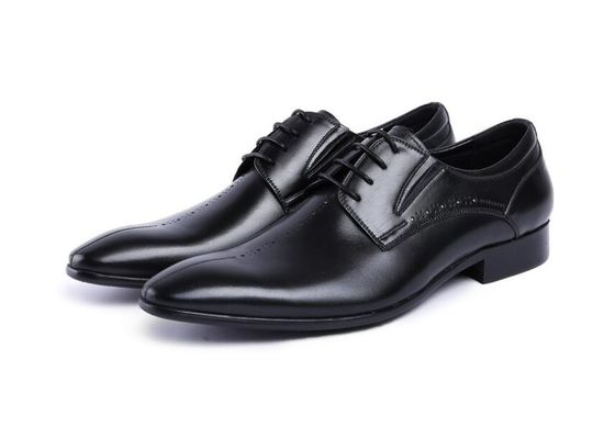 Brand Wingtip Oxford Luxe Mensen Lederschoenen, Gesneden Echte Lederschoenen