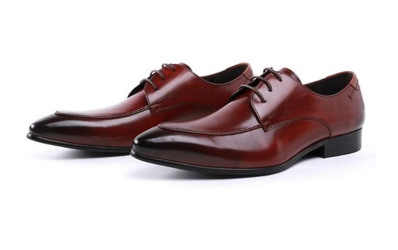 Embossing Design Patent Leer Zwarte Dress Shoes, Lace Up Dress Shoes