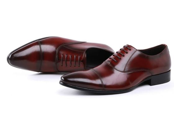 Oxford Army Ceremonial Red Leather Militair Officier Mannenschoenen 39-45# maat