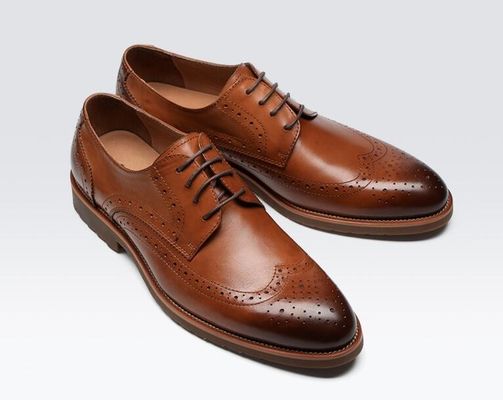 Classic Style Derby Zwarte Dress Up Schoenen, Retro Men Dress Oxford Schoenen
