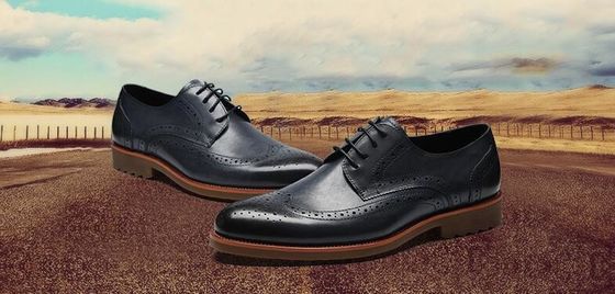 Classic Style Derby Zwarte Dress Up Schoenen, Retro Men Dress Oxford Schoenen
