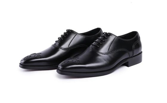 Echte Derby Mensen Lederschoenen, volledig handgemaakte Goodyear schoenen.