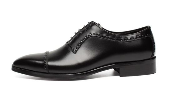 Leder voorjaar / herfst mannen bruidsjurk schoenen mannen mode Goodyear zolen Oxford