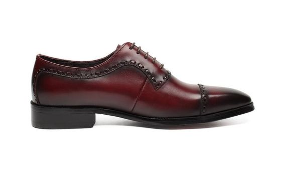 Leder voorjaar / herfst mannen bruidsjurk schoenen mannen mode Goodyear zolen Oxford