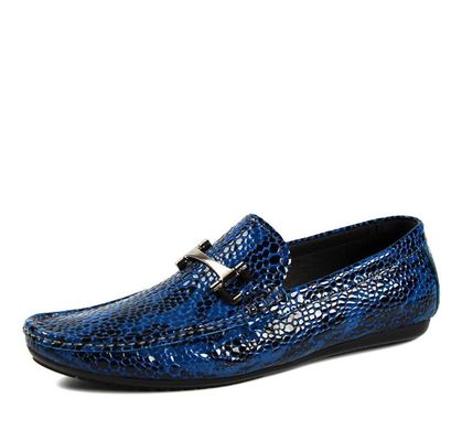Alligator Echt Lederen Mensen Casual Loafers Outdoor Mens PU Loafers Schoenen