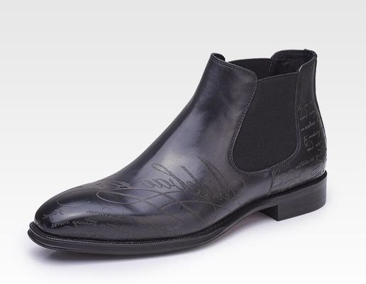 Handgemaakte Echte Mensen Casual Lederschoenen / High Ankle Boots Milieuvriendelijk