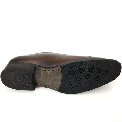 Britse stijl Mens Spits toe schoenen / Lace Up Casual schoenen Bruine kleur
