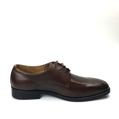 Bruine kleur Mensen Leer Casual Schoenen Lage hak Schoenen Hoogte Zakenzaken Stijl