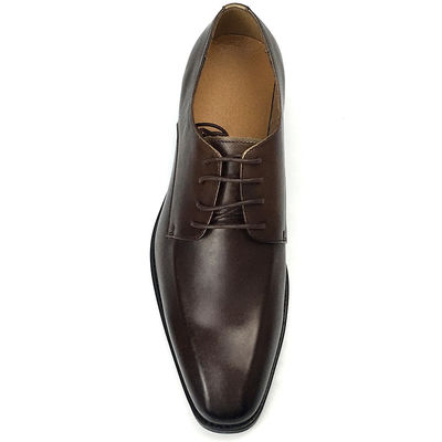 Bruine kleur Mensen Leer Casual Schoenen Lage hak Schoenen Hoogte Zakenzaken Stijl