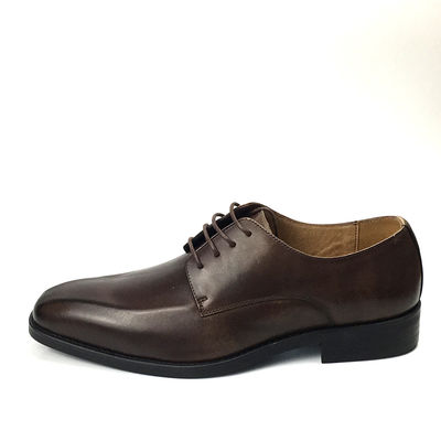 Bruine kleur Mensen Leer Casual Schoenen Lage hak Schoenen Hoogte Zakenzaken Stijl