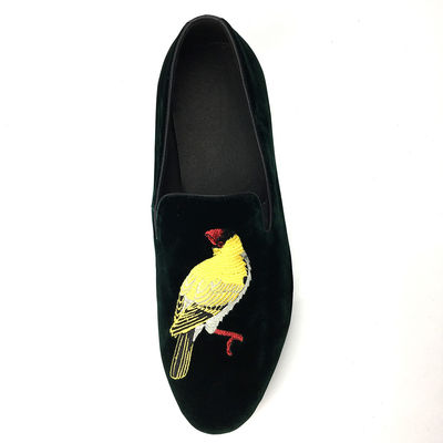 Comfortabele Mens Velvet Loafers Wear Resistente Zwarte Suede Leer Loafers