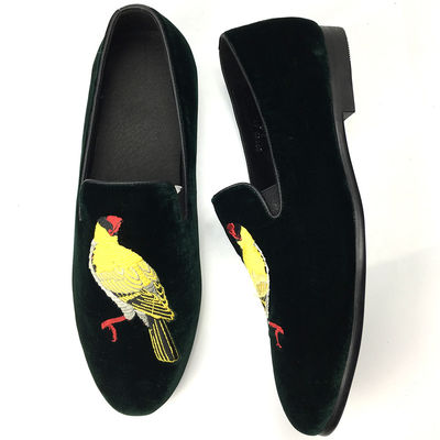 Comfortabele Mens Velvet Loafers Wear Resistente Zwarte Suede Leer Loafers