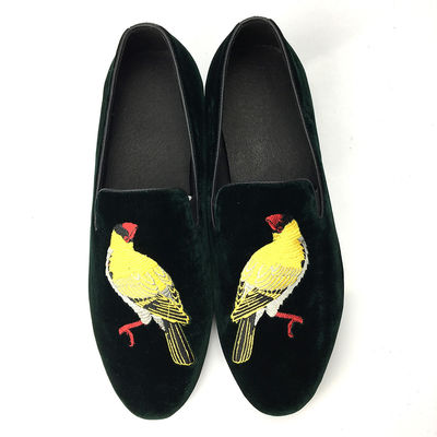 Comfortabele Mens Velvet Loafers Wear Resistente Zwarte Suede Leer Loafers