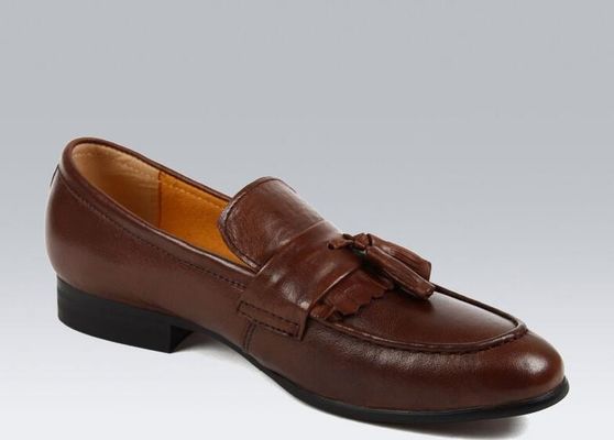 Echte Suede Tassel Loafers Mensenschoenen / Suede Lederschoenen ODM