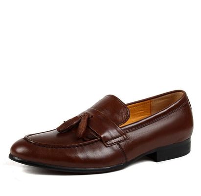 Echte Suede Tassel Loafers Mensenschoenen / Suede Lederschoenen ODM