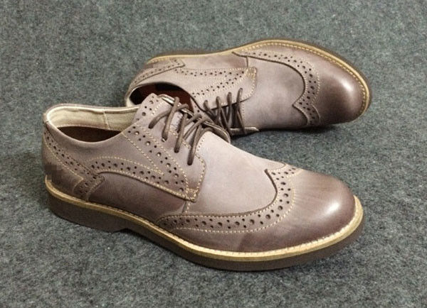 OEM Oxford Style Mensen Business Casual Schoenen, Echte Lederen Lace Up Derby Schoenen