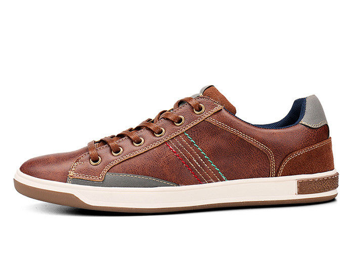 Leder naaien mannen kanten up sneakers Casual mannen slip op oxford schoenen voor de zomer
