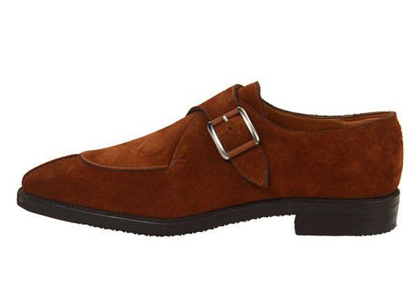 Handgemaakte Oxford schoenen, echte leren schoenen met riem.