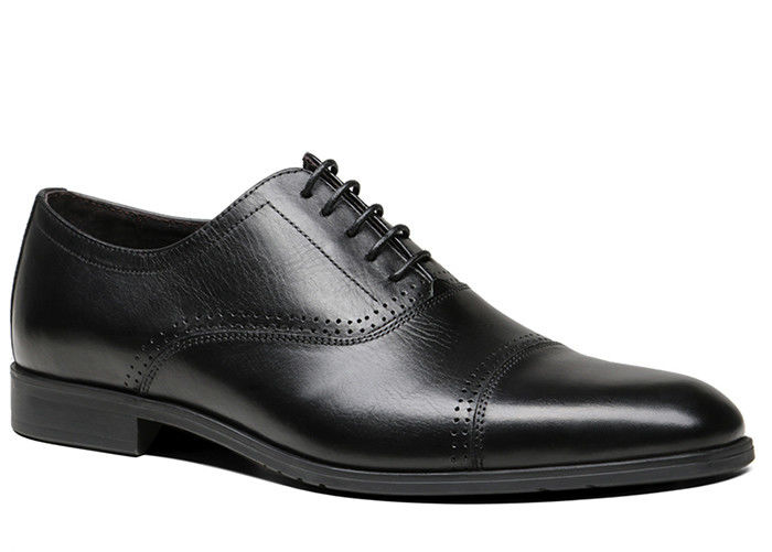Oxford Echte Lederen Mans Dress Schoenen, Luxe Lace Up Derby Schoenen Voor Mannen