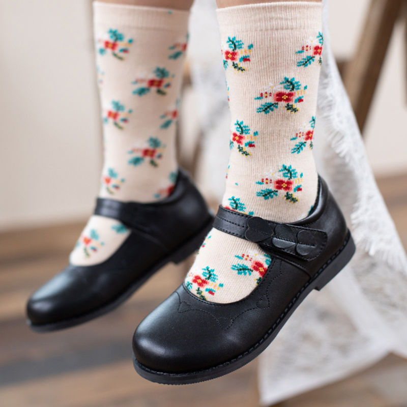 Casual meisjes leer schoenen school lace up ronde teen maat 26-45