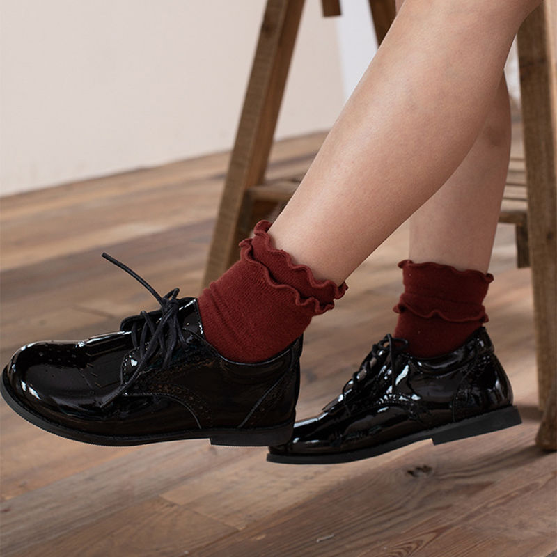 Unisex leer schoenen maat 26-40 meisjes Tassel leer schoenen