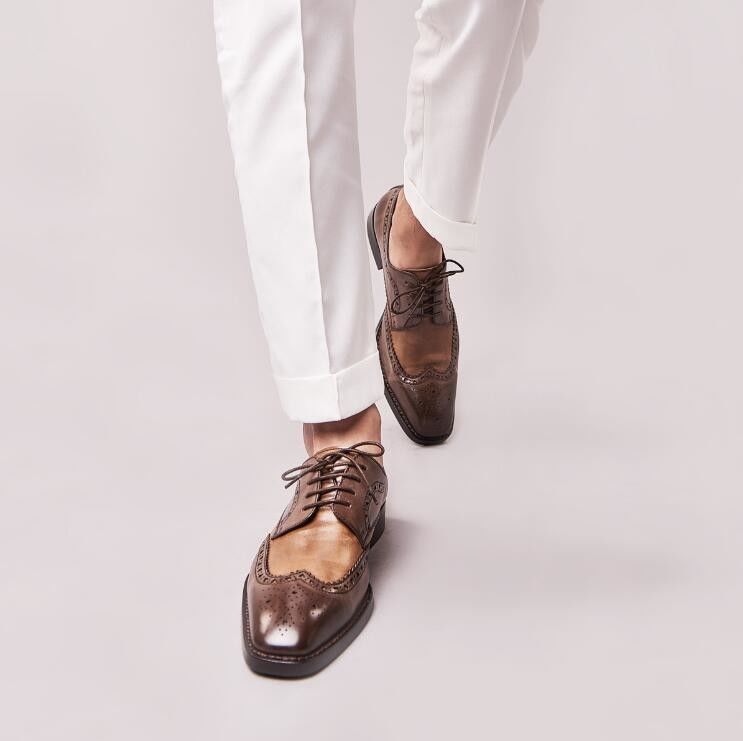 Italiaanse ontwerper Mens Formele jurk Schoenen Klassieke Formele Oxford Schoenen Voor mannen Schoenen