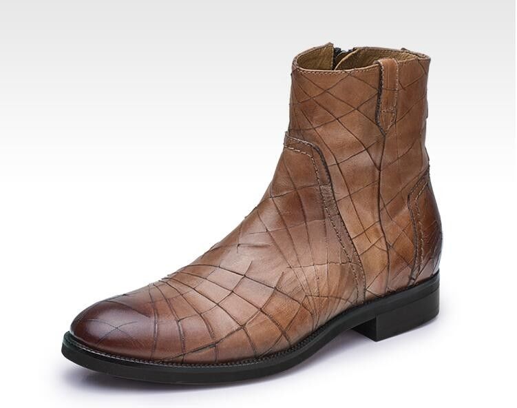 Winter Classic Mens Leer Casual Schoenen Normale grootte Lace Up Mens Suede enkelschoenen